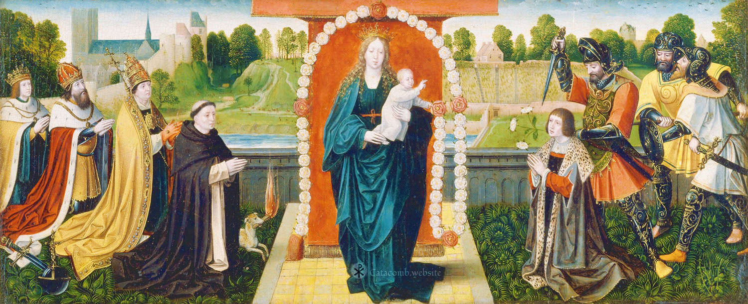 The Virgin of the Rosary, by Netherlandish Painter, ca. 1520 A.D.